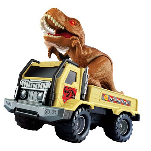 Redbox Pre-Historic Times: T-REX Transporter - Light & Sounds, Children's Play Truck & Dinosaur Figurine, Ages 3+