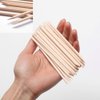 200 Pcs Orange Sticks for Nails - Borogo Orange Wooden Nail Sticks Double Sided Multi Functional Cuticle Pusher Remover Manicure Pedicure Tool
