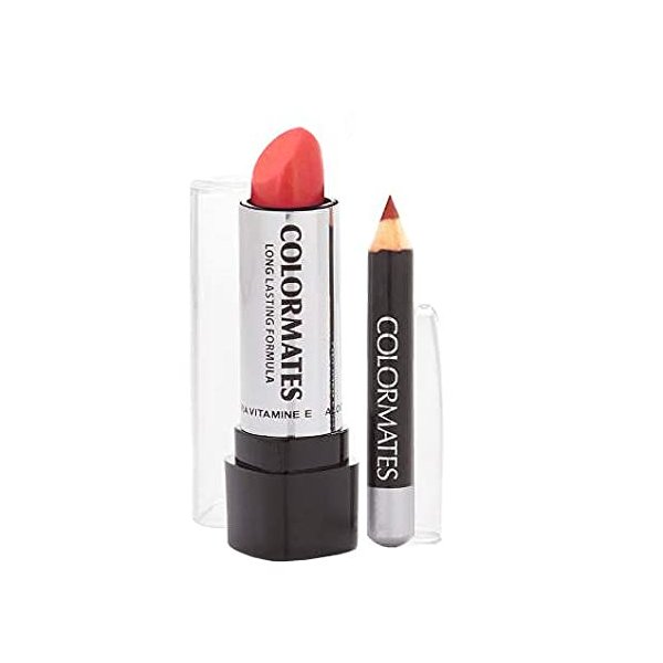 Colormates Lipstick & Lipliner Pencil Coral Splash, 0.13 Ounce