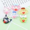 60PCS Kawaii Nail Art Charms 3D Cute Cat Resin Jelly Gummy Sweet Candy Slime Making Ornament Nail Decoration Accessories for DIY