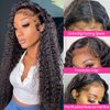 AliPearl Wig 13x4 Water Wave HD Lace Front Wigs Human Hair Pre Plucked with Baby Hair HD Transparent Wet and Wavy Lace Front Wigs for Black Women Human Hair Brazilian Virgin Glueless Lace Frontal Wigs 150% Density Ali Pearl Hair (22 Inch)