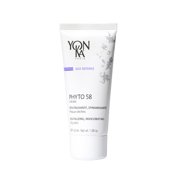 Yon-Ka Phyto 58 PS Night Cream (50ml) Anti-Aging Vitamin E Face Moisturizer for Dry Skin, Anti-Wrinkle Night Treatment to Reduce Pores and Revitalize Skin