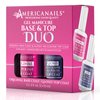 Americanails Gel Polish Base Coat & Top Coat Duo - Professional Salon Quality, Original Dual Cure Formula for Maximum Adhesion & Long Lasting Glossy Finish, Soak Off UV LED Fast Drying Gel (.5 oz)