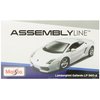 Maisto 1:24 Scale Assembly Line Lamborghini Gallardo LP 560-4 Diecast Model Kit, White