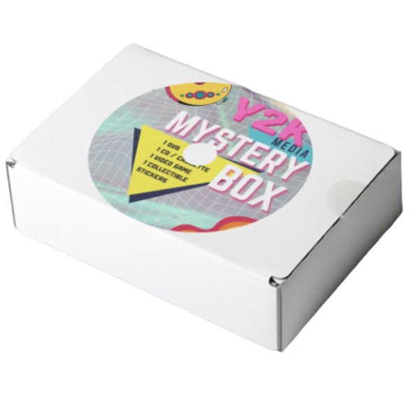 90s 80s Y2K 70s MEDIA Mystery Box Nostalgia Vintage Retro Gift Stickers Grab Bag CDs DVDs PC Cartridge Video Games for Him Her (Y2K)