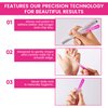 Dr. Dana Glass Nail File with Case - This Premium Glass fingernail File for Natural Nails is a Double-Sided Etched Crystal Nail File with Protective Travel case. Professional Nail File by Dr. Dana.