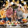 HJINGY We Will Miss You Decorations, Going Away Party Decorations Includes Farewell Decorations Party Backdrop, We Will Miss You Banner, Balloons, Tablecloth, Banners, Cake Toppers, Paper Plates Set