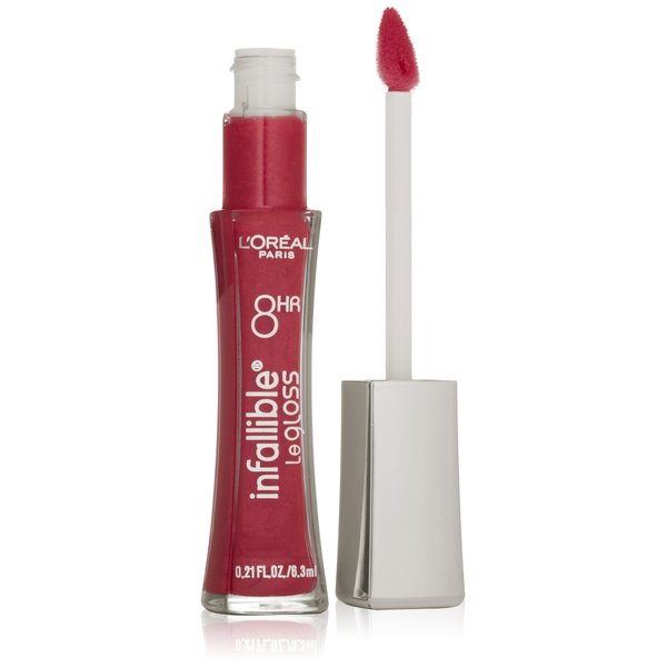 L'Oréal Paris Infallible 8 HR Pro Gloss, Pink Topaz, 0.21 fl. oz.