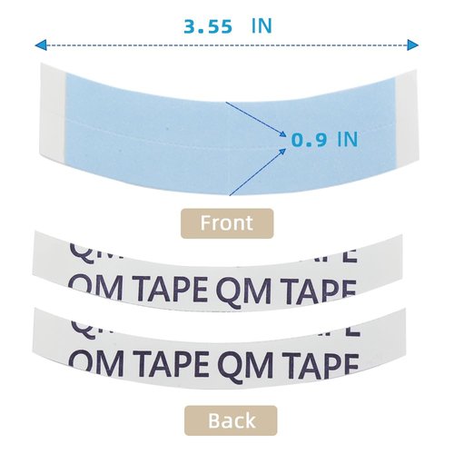 QM Lace Front Wig TAPE Full Lace Wig Toupee Hairpiece Hair system Topper Hair system Hair system Double-Sided TAPE (Tearable)