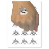 Chubby Baby Shark Great White Temporary Tattoo Water Resistant Fake Body Art Set Collection - 15 2" Tattoos (1 Sheet)