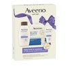 Aveeno Stress Relief Gift Set, Skincare Set for Sensitive Skin with Soothing Body Wash & Moisturizing Body Lotion, plus, Skin Relief Repairing Hand Masks for Very Dry Skin, 3 Items