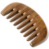 Moreinday Comb Wide Tooth Comb Wooden Comb Scalp Comb Detangling Comb Hair Comb for Women Men Green Sandalwood Comb