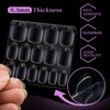 Teenitor 600pcs Press on Nail Adhesive Tabs, 15 Sizes of Nail Stickers for Press ons, Press on Nails Glue Stickers Press on Nail Sticky Tabs