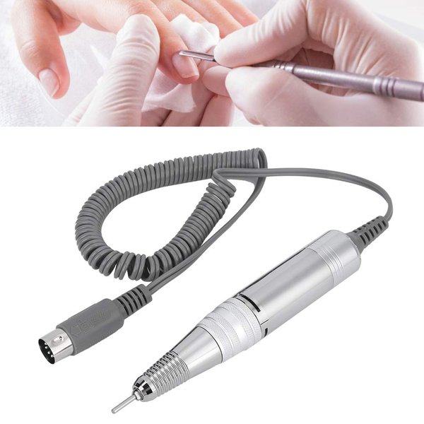 35000RPM Electric Nail Drill Pen with 5 Pin Jack, Nail Drill Handle Handpiece Connector for Electric Nail Polishing Machine for Manicure Pedicure Machine Nail Drill Machine Accessory Tool
