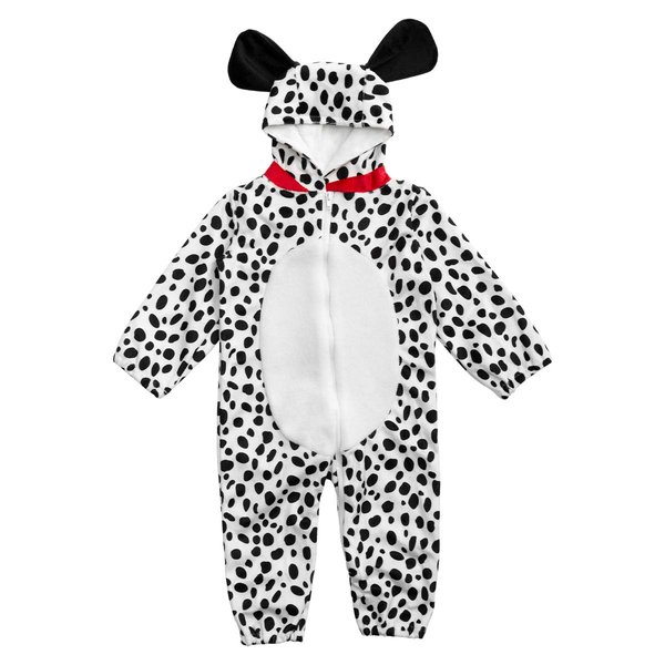 HollyHOME Baby Romper Dalmatian Puppy OneSize for Kids One Piece Dog Sleeping Wear Cosplay Costume for 12-18M