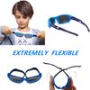 DYLB 3 Pack Flexible Kids Polarized Sunglasses For Boys Girls With Strap, Sport Sunglasses for Children Age 3-10.