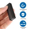 TRYMAG Strong Neodymium Black Magnets Bar, 12 Pack Powerful Rare Earth Magnets with Double-Sided Adhesive, Waterproof Black Magnetic Magnet Strips Heavy Duty for Kitchen, DIY, Office - 60 x 10 x 3 mm