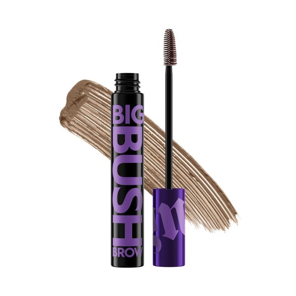 Urban Decay Big Bush Volumizing Tinted Brow Gel - Waterproof, Smudge-Resistant, Flake-Resistant - Buildable Brow Gel Fibers - Fuller Brows Look - Long-lasting, Up to 24 HR Hold - Taupe Trap