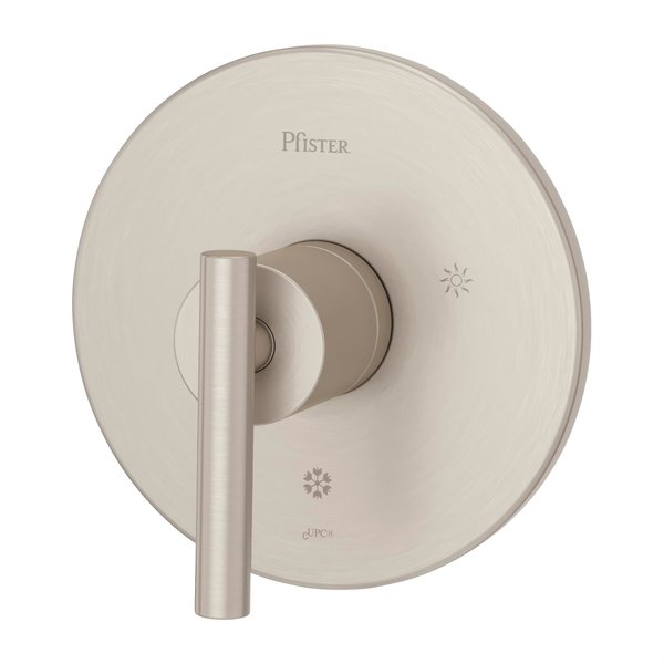 Pfister R89-1NK0 Contempra 1-Handle Tub and Shower Valve Trim, Brushed Nickel