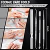 Podiatrist Toenail Clippers for Seniors Thick Toenails, Professional Pedicure Tools Kit, Toe Nail Clippers Adult Thick Nails Long Handle, Ingrown Toenail Tool Removal Kit for Seniors, Men, Pedicure