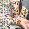 60 Sheets 999+ Groovy Cartoon Temporary Tattoos For Kids Boys Girls, Construction Excavator Cars Dinosaur Space Pirate Shark Animal Fake Tattoo Sticker, Goodie Bags Stuffers Birthday Party Supplies