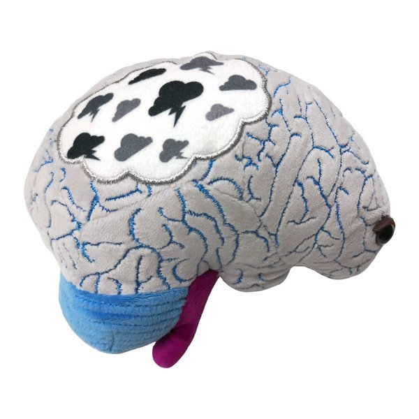GIANTmicrobes Depression Plush Toy, Depression Gifts, Mental Health Therapist Gift and Mental Health Counselor Gifts, Therapist Gifts, Psychology Gifts