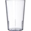 Carlisle FoodService Products 55268107 Stackable ShatterResistant Plastic Tumbler, 8 oz., Clear (Pack of 6)