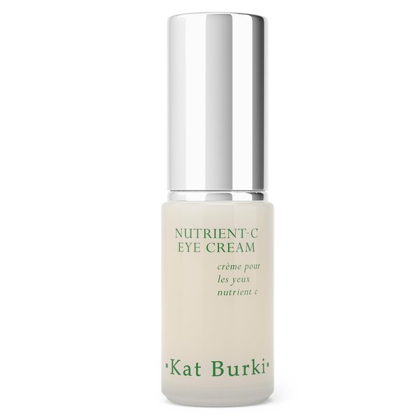 KAT BURKI Eye Cream with 8% Stabilized Vitamin C & Caffeine. Dark Circle Reducing & Depuffing Treatment, 0.5 fl. oz.