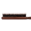 GranNaturals Boar & Nylon Bristle Styling Brush - Teasing Comb with Rat Tail Pick for Backcombing, Smoothing, Edge Control and Volume Creation