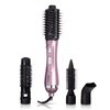Cortex Beauty 4-in-1 Air Styler Brush - Hot Air Brush with Blow Dryer, Volumizer, Smoothing & Curling Attachments - Ionic & Ceramic Technology - 2 Heat Settings & Cool Shot (Blush Pink)