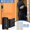 6 Pack Home Security Door Lock Reinforcement with 48 Pcs Screws Child Proof Door Locks for Doors Inside Upgrade Lock to Defend Your Home (Black)
