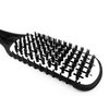 Wismee Boar Bristle Double Sided Brush Comb Clamp Anti-static Hair Straightener Tool Comb Hair Splint Comb Hairdressing Plywood Straightening Styling Hair Brush