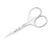 ZIZZLON Cuticle Scissors Extra Fine Curved Blade, Extra Slim Scissors for Cuticles Care Professional Manicure Scissors with Precise Pointed Tip Grooming Blades, Eyebrow, Eyelash, and Dry Skin