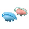 Pokinge 2Pcs Hair Scalp Massager Shampoo Scrubber Brush,Wet & Dry Scalp Shower Massage Brush Silicone Scalp Brush for Adults,Children and Pets