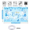 Mocsicka Blue Baby Shower Backdrop for Boy Its a Boy Banner Blue Balloons Baby Boy Shower Decorations Background Baby Shower Party Supplies 71x43.5Inch