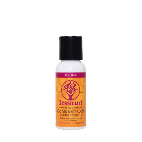 Jessicurl, Confident Coils Styling Solution, Island Fantasy, 2 Fl oz. Curl Cream for Humidity Control and Frizz Control, Curly Hair Products, Styling Cream