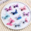 20PCS Colorful Mesh Butterfly Hair Clips Mini Cute Clips Bobby Pins Toddler Infant Kid Hair Clips Alligator Snap Butterfly Style Barrettes for Girls