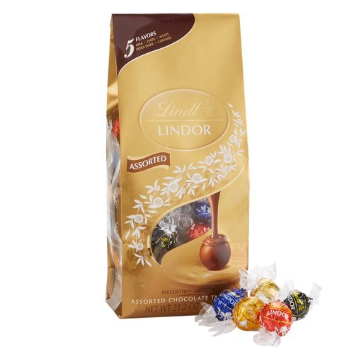 Lindt LINDOR Assorted Chocolate Truffles, Kosher, Great for Holiday Gifting, 21.2 Ounce Bag