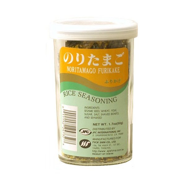 JFC Noritamago Furikake Rice Seasoning, 1.7-Ounce Jars (Pack of 4)