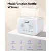 Baby Bottle Warmer, Grownsy 8-in-1 Fast Milk Warmer with Timer Breastmilk or Formula, Fits 2 Bottles, Accurate Temperature Control, with Defrost, Sterili-zing, Keep, Heat Baby Food Jars Function