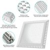 Aojuxix Shower Drain Hair Catcher/Drain Strainer/Shower Drain Cover for Bathroom Floor Drain, Stainless Steel and Silicone (Patented Product)