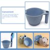 Beaupretty 2pcs Tint Bowl Mixing Bowls Hair Dye Bowls with Handle for Hair Color Mix for Barber Salon Home Blue