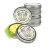 Seattle Sundries Mint Citrus Natural Bar Lotion with Beeswax & Coconut Oil for Women & Men. 6x (1.15oz) Solid Lotion in Travel Tins, Concentrated - for Work & Home Pack Bundle Set