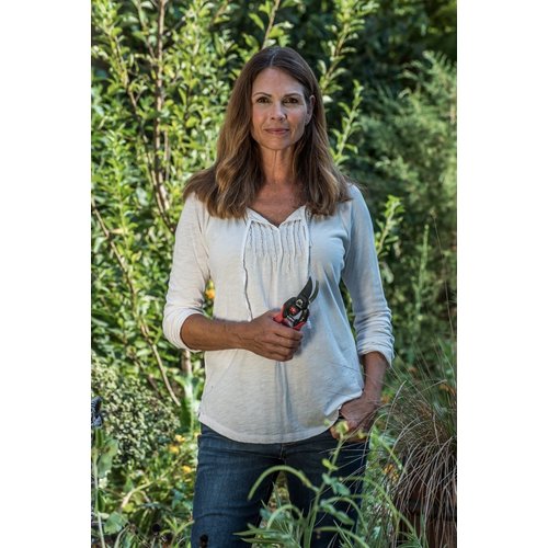 Corona Clipper BP 4214D Flex Dial Bypass Pruner With Comfort Gel Grips, 3/4 Inch, Red/Black