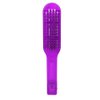 Double Sided Brush Hair Straightening Comb, Hair Straightening Comb Tool Splint V-Shape Tools Bristle, Hair Detangler Brush Hair Styling Tool For Reduce Split Ends Of Your Hair [Purple]