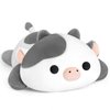 Mewaii Cute Cow Plush Pillow, Kawaii Plushies White Cow Stuffed Toys, Squishy Plushies, Cuddle Plush Pillow for Boys & Girls