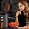 FROVEN Silicone Air Fryer Liners 7.8 inch, for 3-6QT, 2-Pcs Round Airfryer Accessories, Compatible with Ninja, COSORI, FABULETTA, Chefman, Instant, LATURE, PowerXL, Gourmia, Elite Gourmet, GoWISE USA