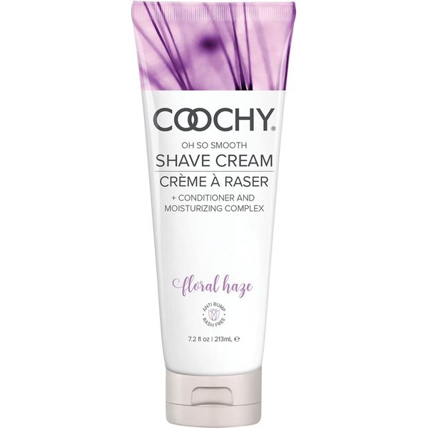Coochy Intimate Shaving Cream | Shave Conditioner & Moisturizer for Face & Body | Ideal for Sensitive Skin Care, Anti-Bump | Floral Haze, 7.2 oz