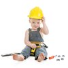 Hey!Play! Kids Tool Belt Set - Children’s Handyman Kit with 2 Belts, Saw, Hammer, Screwdriver, Wrench, Pliers, Safety Goggles, 20 Pcs