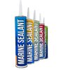 Marine Sealant and Adhesive Waterproof Marine Grade Sealant Caulk High Temp Caulking Water Sealant for Boat Auto and RV Without Silicone - 1 Tube White 10oz